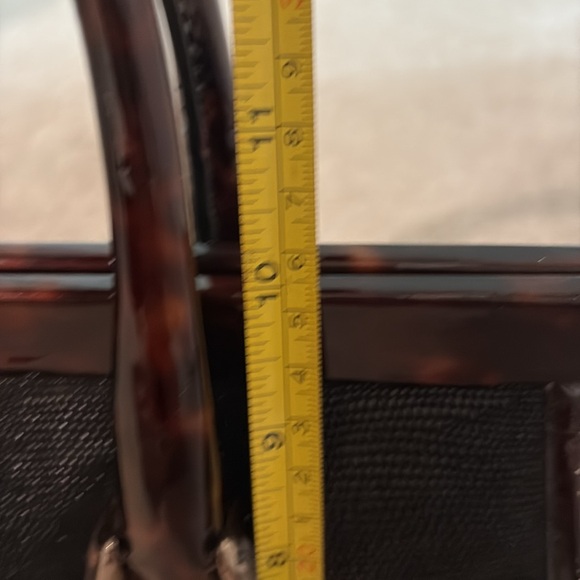 Stuart Weitzman Black and Brown Tote Bag - Picture 3 of 9